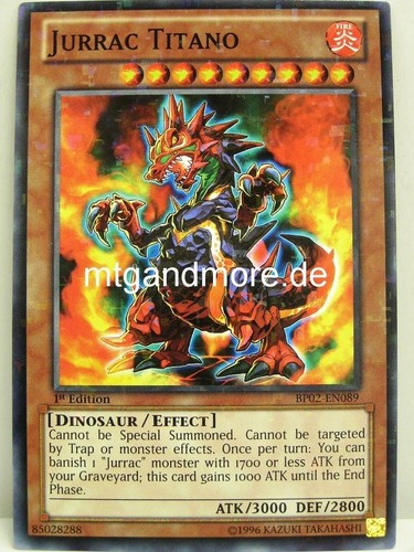 1x jurrac titano - yu-gi-oh,