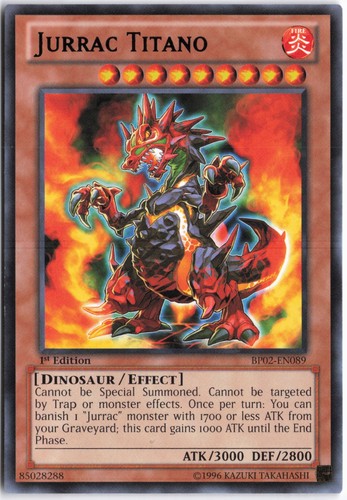 Yugioh jurrac titano - yugioh,