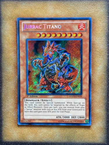 Yugioh jurrac titano - yugioh,
